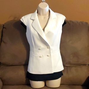 Antonio Melani white short sleeved blazer